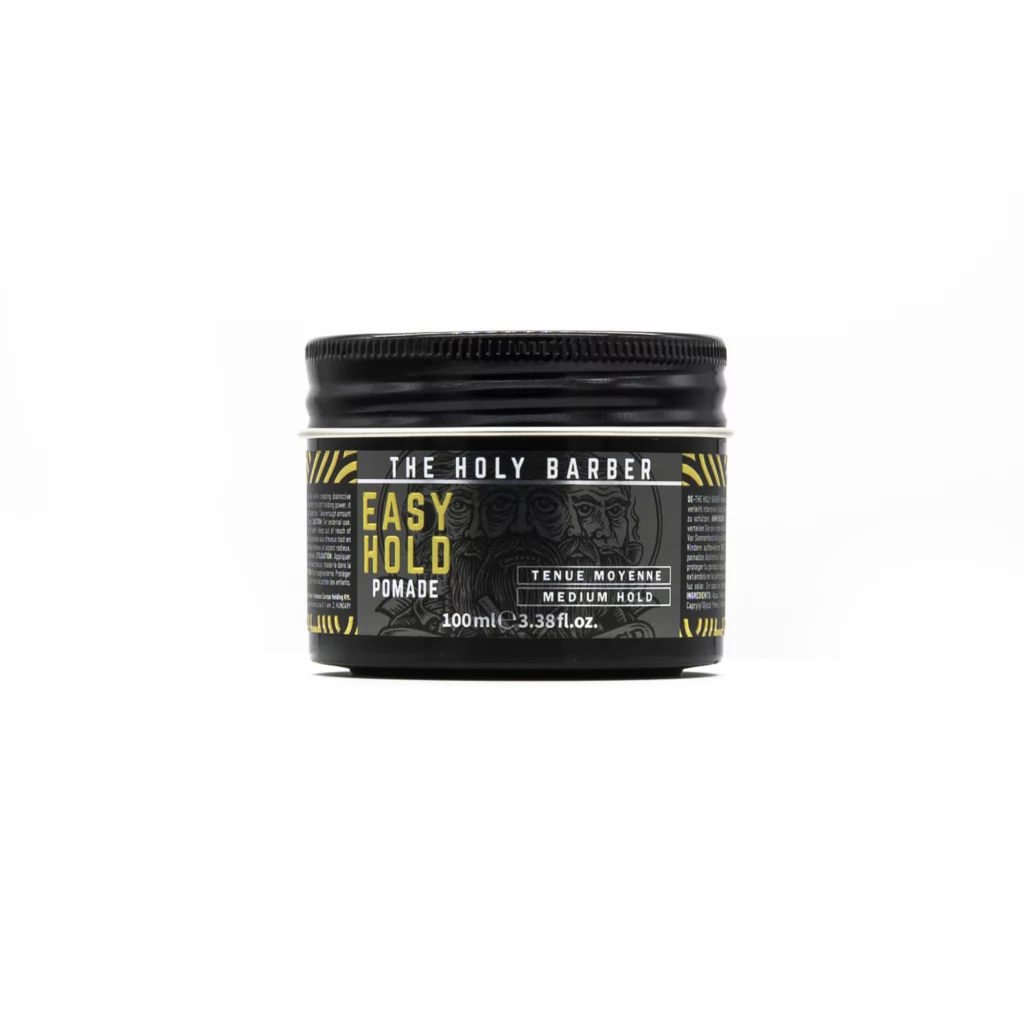 Pot de cire coiffante Easy Hold The Holy Barber – vue de face
